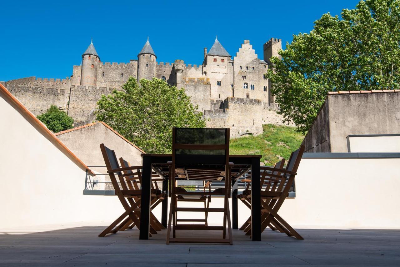 Апартаменти La Terrasse De La Tour Pinte. Каркассонн Екстер'єр фото